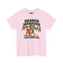 Load image into Gallery viewer, Branch Manager Dog T-Shirt — "I Take My Work Outside"