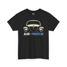 Load image into Gallery viewer, Vintage VW Beetle “Air • Water” Tee — Retro Car Graphic T-Shirt