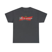 Load image into Gallery viewer, He is wiser tee - tweed