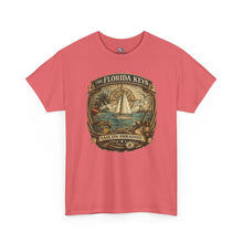 Load image into Gallery viewer, Florida Keys Sail On Paradise T-Shirt — Vintage Sailboat Beach Tee