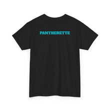 Load image into Gallery viewer, Panthers Win! Football Fan T‑Shirt — Personalized Back Name (Ashleigh)