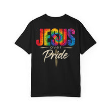 Load image into Gallery viewer, Jesus Over Pride T-Shirt — Tie-Dye Faith Graphic Tee