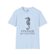 Load image into Gallery viewer, Vintage Sea Creatures Seahorse T-Shirt
