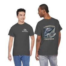 Load image into Gallery viewer, "A Smooth Sea Never Made A Skilled Sailor" Nautical T-Shirt
