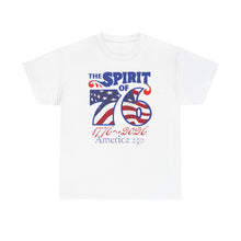 Load image into Gallery viewer, Spirit of '76 T‑Shirt – Patriotic 1776–2006 America 230 Anniversary Tee