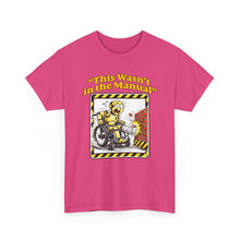 Load image into Gallery viewer, This Wasn't in the Manual T-Shirt — Funny Wheelchair Tee