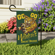 Load image into Gallery viewer, Go Go Wildcats garden flag - model 1