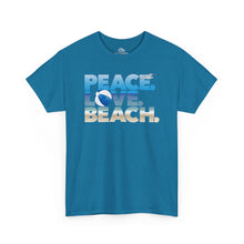Load image into Gallery viewer, Peace Love Beach T-Shirt