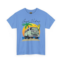Load image into Gallery viewer, Vintage Surf Van T‑Shirt — "Good Vibes" Beach Tee