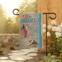 Load image into Gallery viewer, Queen Conch Seashell Garden Flag