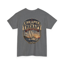 Load image into Gallery viewer, Cheaper Than Therapy Sailing T-Shirt — Salt & Canvas Nautical Tee