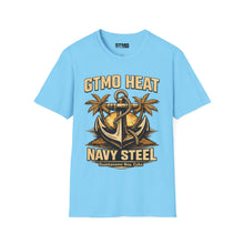 Load image into Gallery viewer, GTMO Heat Navy Steel Anchor T-Shirt