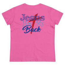 Load image into Gallery viewer, Jesus Has My Back Women - azalea