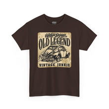 Load image into Gallery viewer, Vintage Car T-Shirt — "Old Legend Vintage Junkie" Classic Beetle Tee