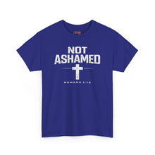 Load image into Gallery viewer, Not Ashamed Christian T-Shirt — Romans 1:16 Faith Tee