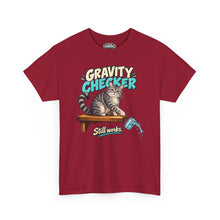 Load image into Gallery viewer, Gravity Checker Cat T-Shirt