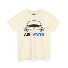 Load image into Gallery viewer, Vintage VW Beetle “Air • Water” Tee — Retro Car Graphic T-Shirt