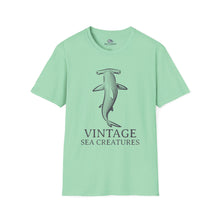 Load image into Gallery viewer, Vintage Sea Creatures Hammerhead Shark T-Shirt