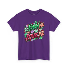 Load image into Gallery viewer, "To Know Me Is To Love Me" Graffiti Love Tee