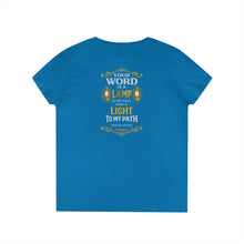 Load image into Gallery viewer, “Your Word Is a Lamp” Inspirational Ladies' Shirt