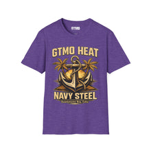 Load image into Gallery viewer, GTMO Heat Navy Steel Anchor T-Shirt