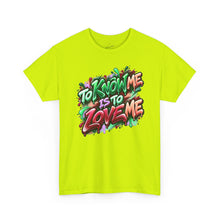 Load image into Gallery viewer, "To Know Me Is To Love Me" Graffiti Love Tee