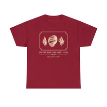 Load image into Gallery viewer, shells sink, dreams float tee - cardinal red