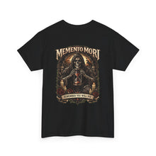 Load image into Gallery viewer, Memento Mori Graphic Tee — "Remember You Will Die" Skull Back Print
