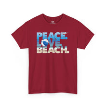 Load image into Gallery viewer, Peace Love Beach T-Shirt
