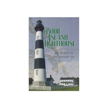 Load image into Gallery viewer, Bodie Island Lighthouse garden flag - front