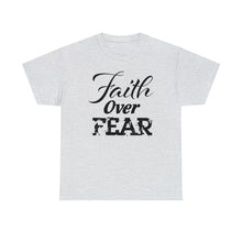 Load image into Gallery viewer, Faith Over Fear Tee - ash