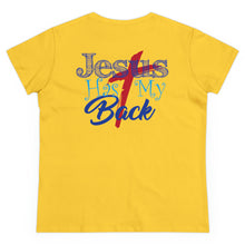 Load image into Gallery viewer, Jesus Has My Back Women - daisy