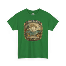 Load image into Gallery viewer, Florida Keys Sail On Paradise T-Shirt — Vintage Sailboat Beach Tee