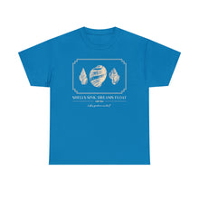 Load image into Gallery viewer, shells sink, dreams float tee - sapphire