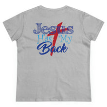 Load image into Gallery viewer, Jesus Has My Back Women - sport grey