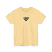 Load image into Gallery viewer, Surf & Sand Beach Tee — Retro Pinup Surfboard Graphic T-Shirt