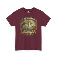 Load image into Gallery viewer, Florida Keys Sail On Paradise T-Shirt — Vintage Sailboat Beach Tee