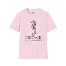Load image into Gallery viewer, Vintage Sea Creatures Seahorse T-Shirt
