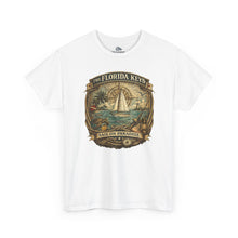 Load image into Gallery viewer, Florida Keys Sail On Paradise T-Shirt — Vintage Sailboat Beach Tee