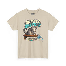 Load image into Gallery viewer, Gravity Checker Cat T-Shirt