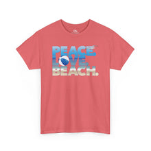 Load image into Gallery viewer, Peace Love Beach T-Shirt