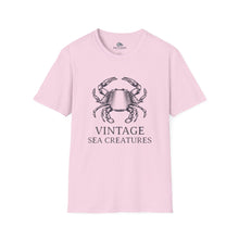 Load image into Gallery viewer, Vintage Sea Creatures Crab T-Shirt