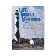 Load image into Gallery viewer, Cape Lookout Lighthouse Canvas Print