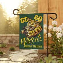 Load image into Gallery viewer, Go Go Wildcats garden flag - model 2