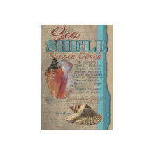 Load image into Gallery viewer, Queen Conch Seashell Garden Flag