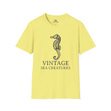 Load image into Gallery viewer, Vintage Sea Creatures Seahorse T-Shirt