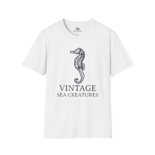 Load image into Gallery viewer, Vintage Sea Creatures Seahorse T-Shirt