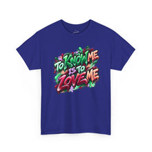 Load image into Gallery viewer, "To Know Me Is To Love Me" Graffiti Love Tee