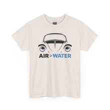 Load image into Gallery viewer, Vintage VW Beetle “Air • Water” Tee — Retro Car Graphic T-Shirt