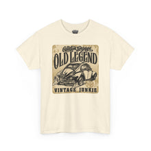 Load image into Gallery viewer, Vintage Car T-Shirt — "Old Legend Vintage Junkie" Classic Beetle Tee
